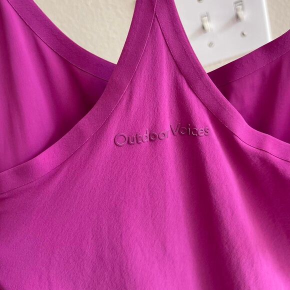 Outdoor-voices Women's Magenta Athletic Dress with Built in Shorts S/M - Picture 3 of 4